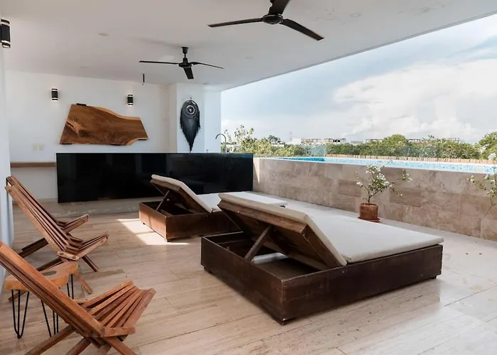 Amira Private Pool Facing The Park Tulum